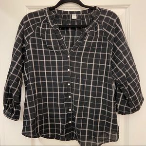 Cute Old Navy plaid shirt!